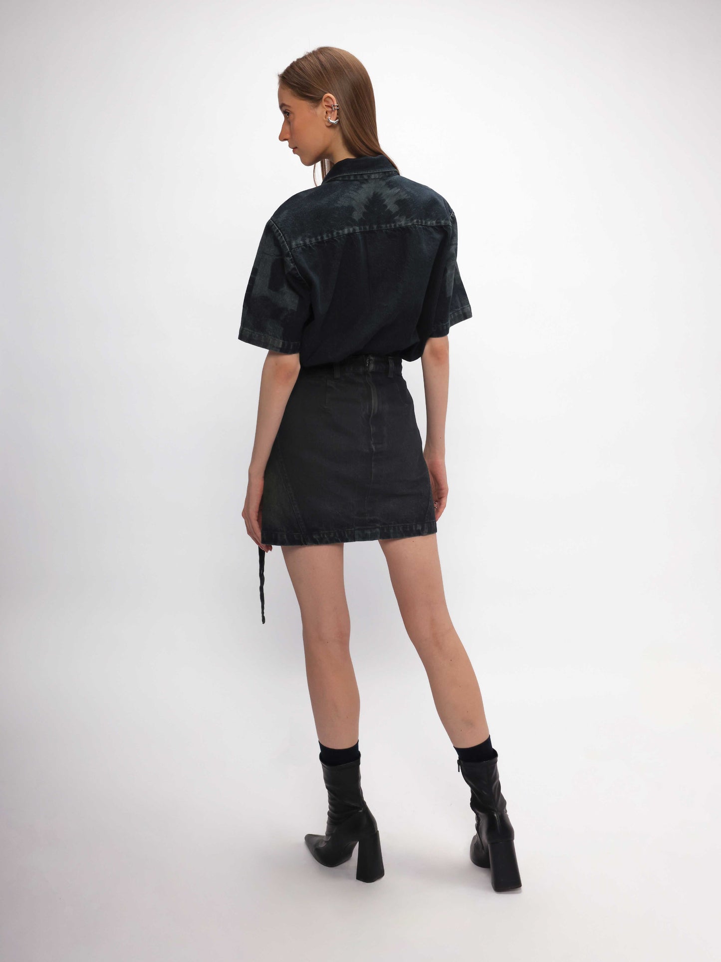 2x1 Mini Denim Skirt