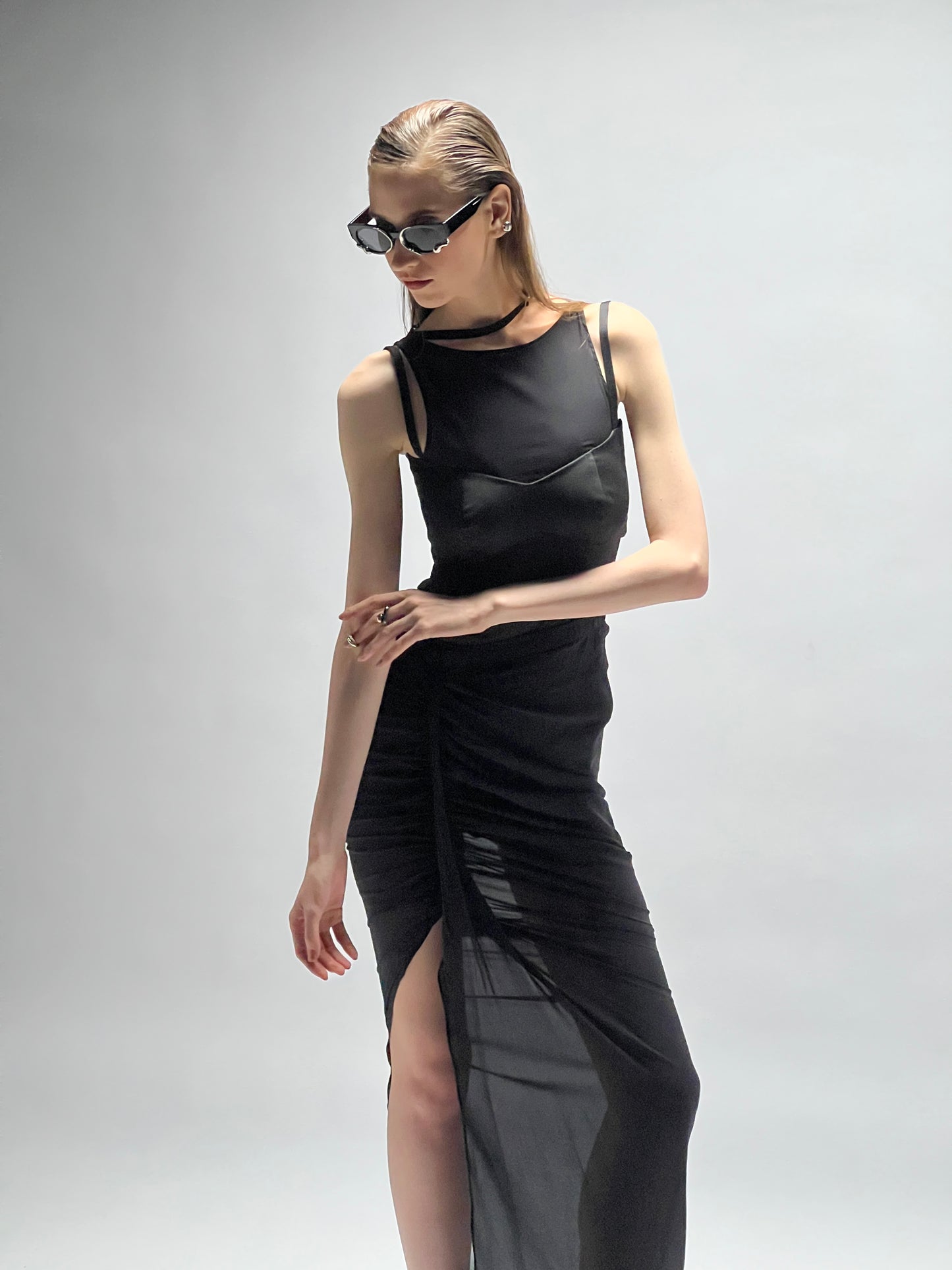 Pure Silk Drape Skirt