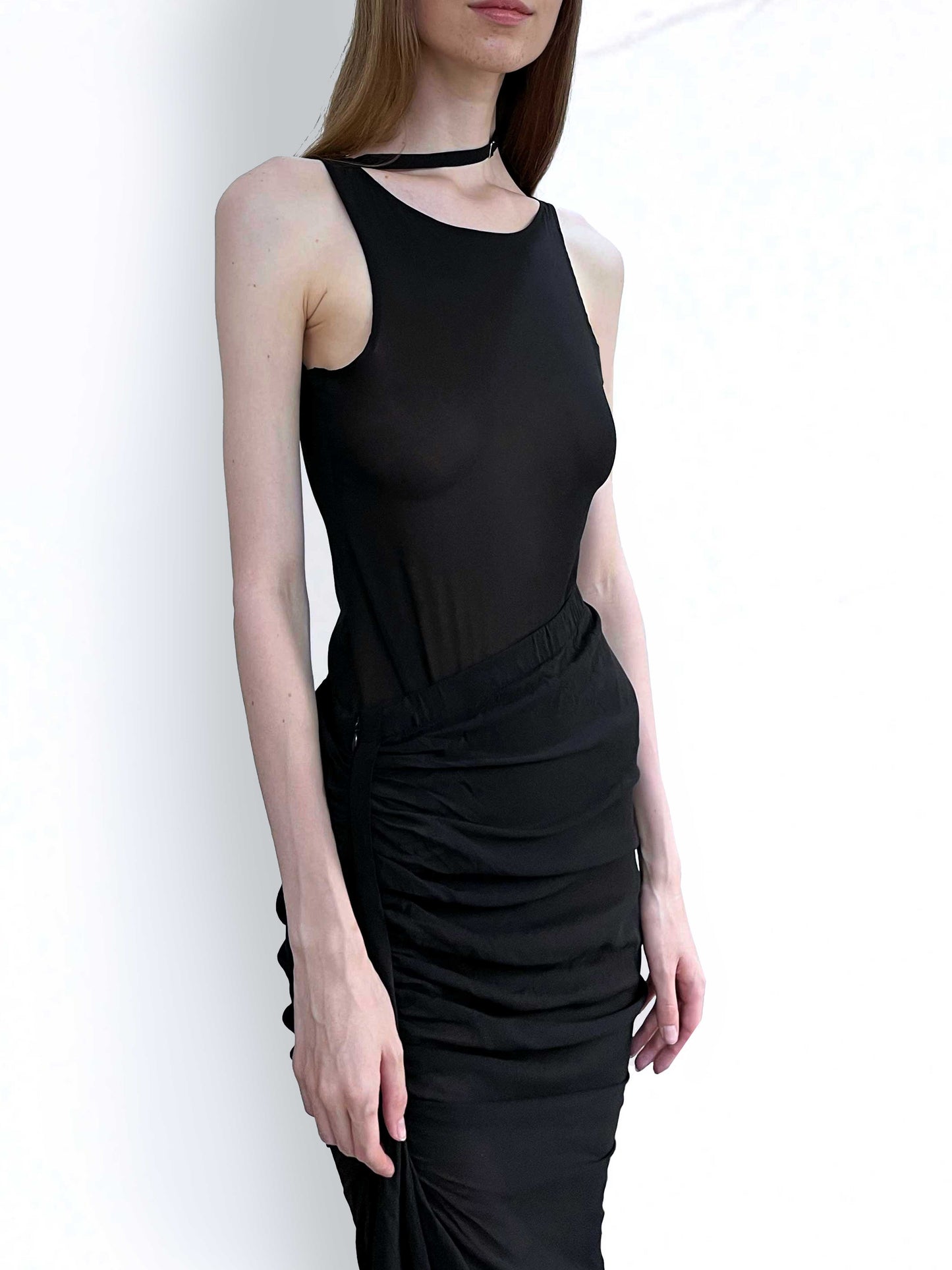 Pure Silk Drape Skirt