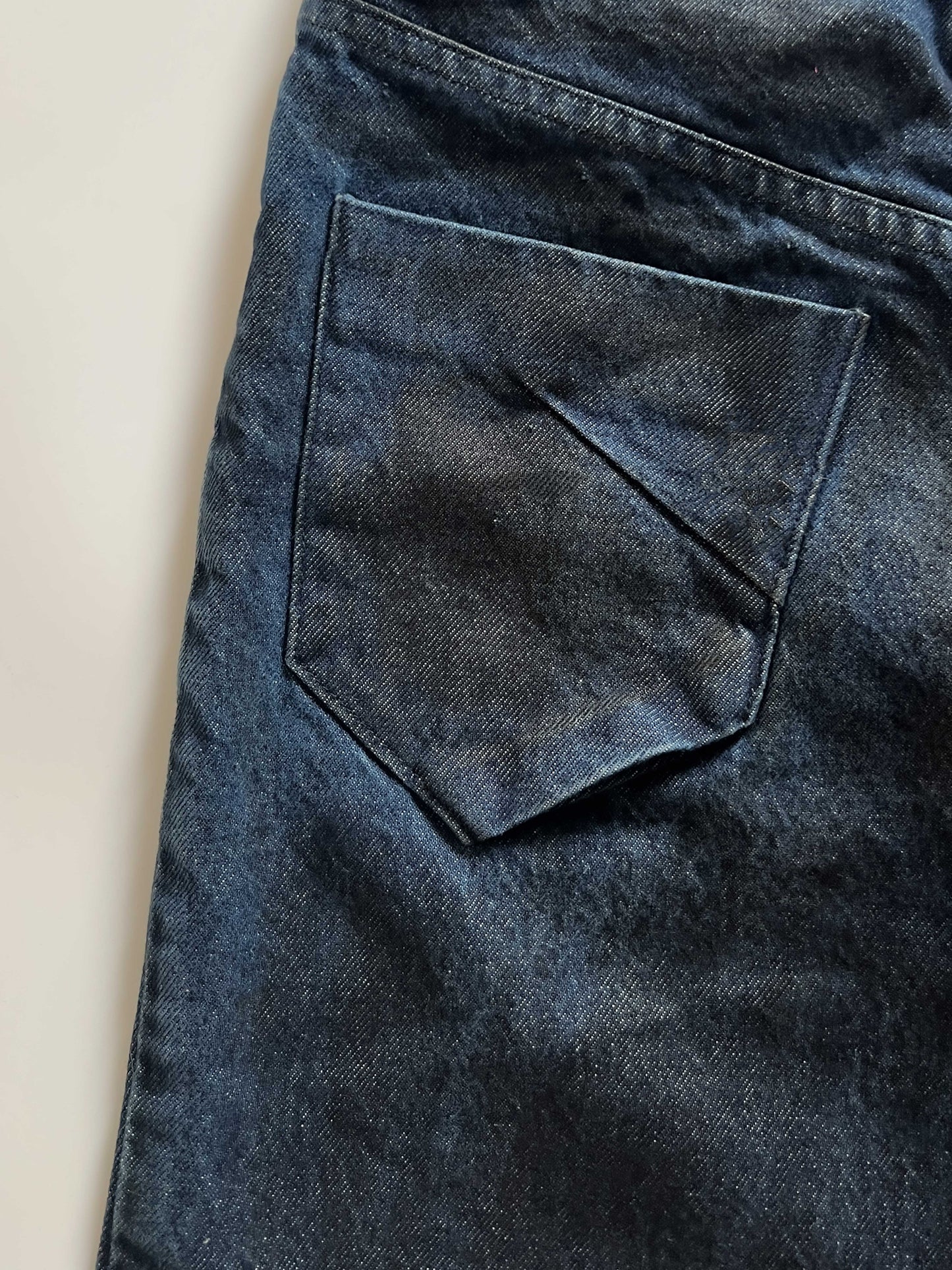 Diffused Denim Pants