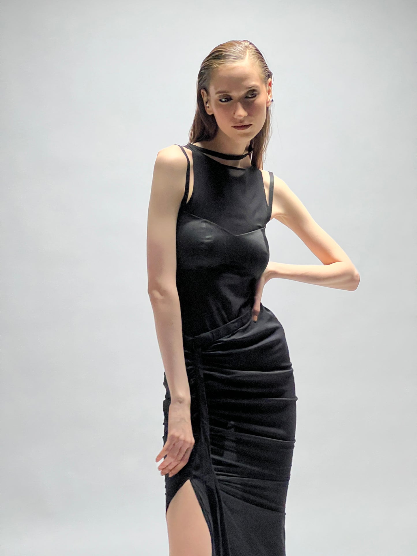 Pure Silk Drape Skirt