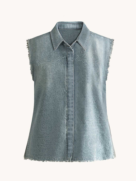 Eyes Shirt Denim
