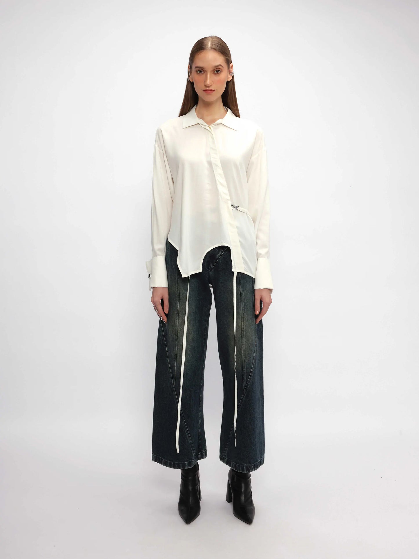 Lady In White Aloe Vera Shirt