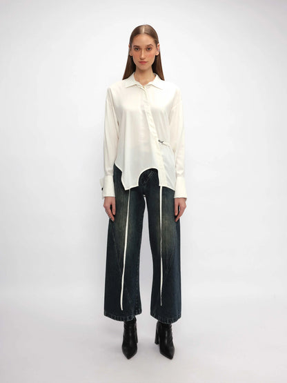 Lady In White Aloe Vera Shirt