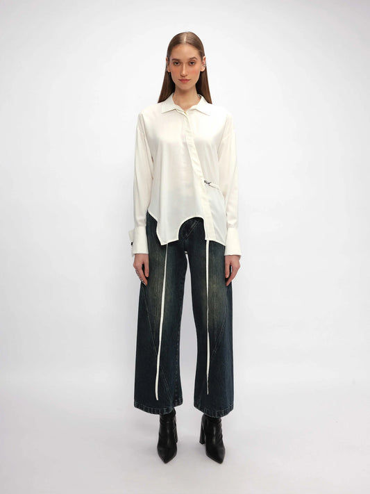 Lady In White Aloe Vera Shirt