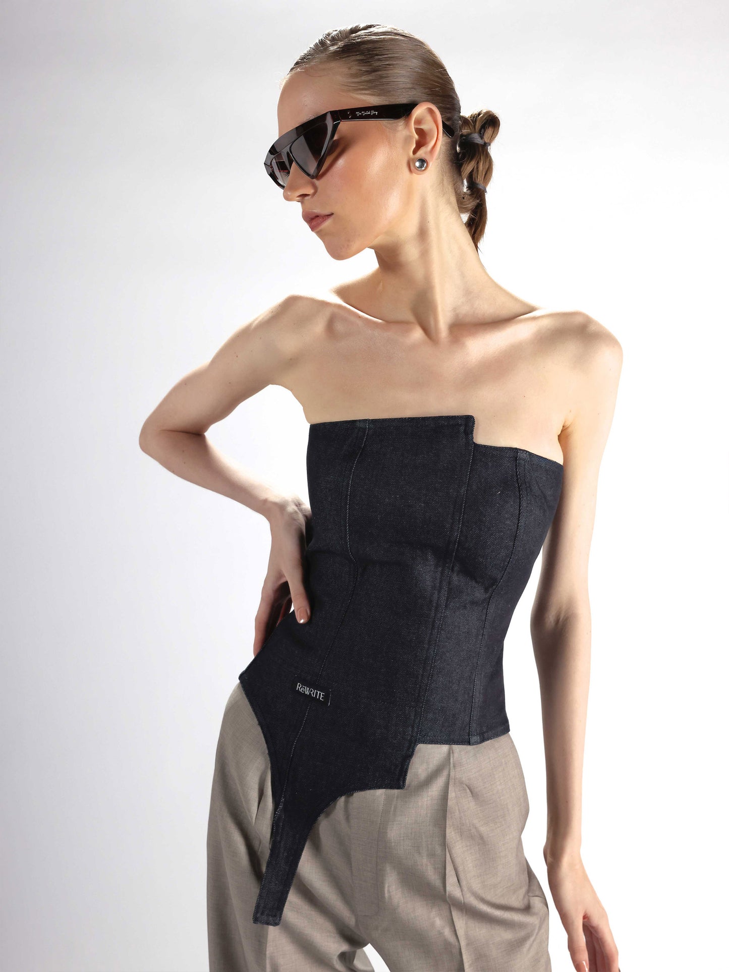Edith Corset: Indigo