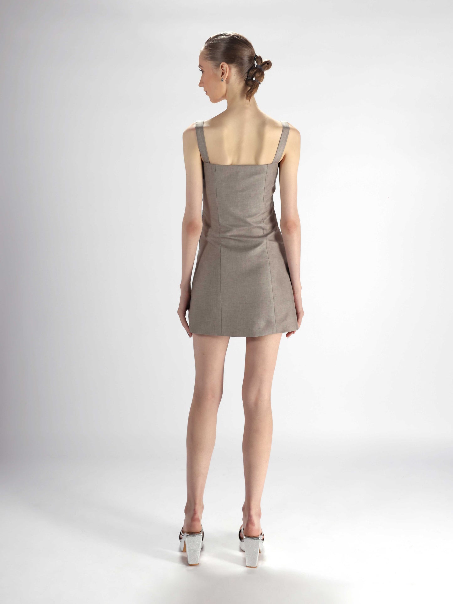 Edith Corset with Grey Dress Set