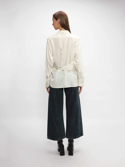 Lady In White Aloe Vera Shirt