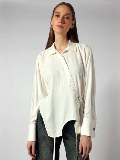 Lady In White Aloe Vera Shirt