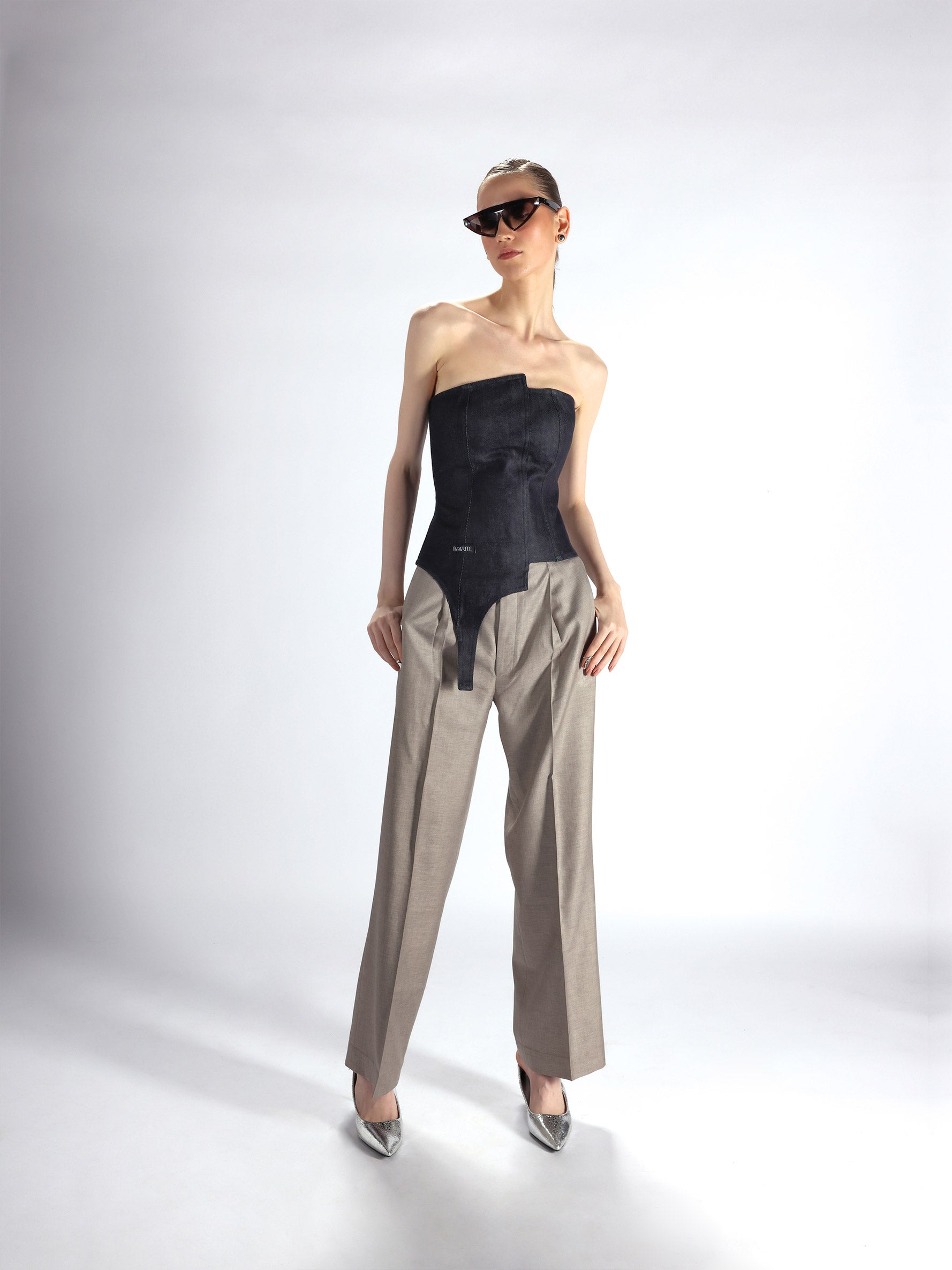 Edith Corset: Indigo