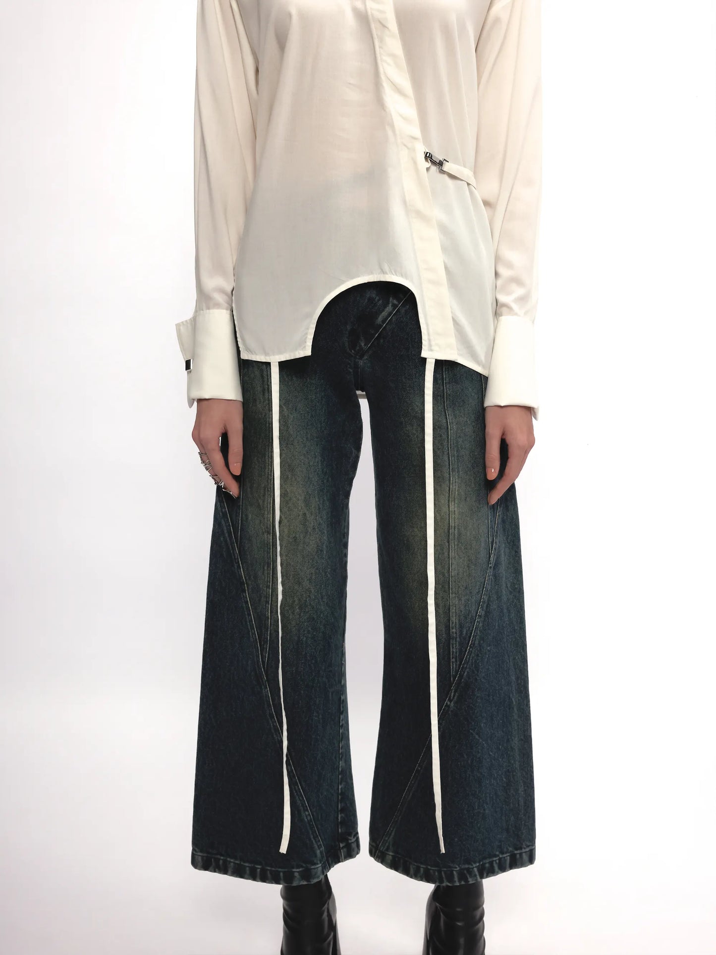 Lady In White Aloe Vera Shirt