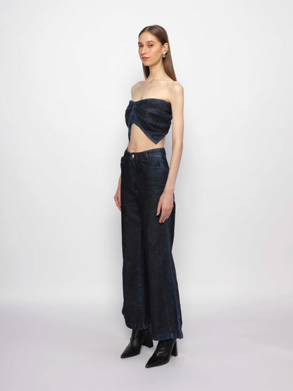 Diffused Denim Pants