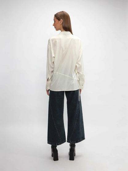 Lady In White Aloe Vera Shirt