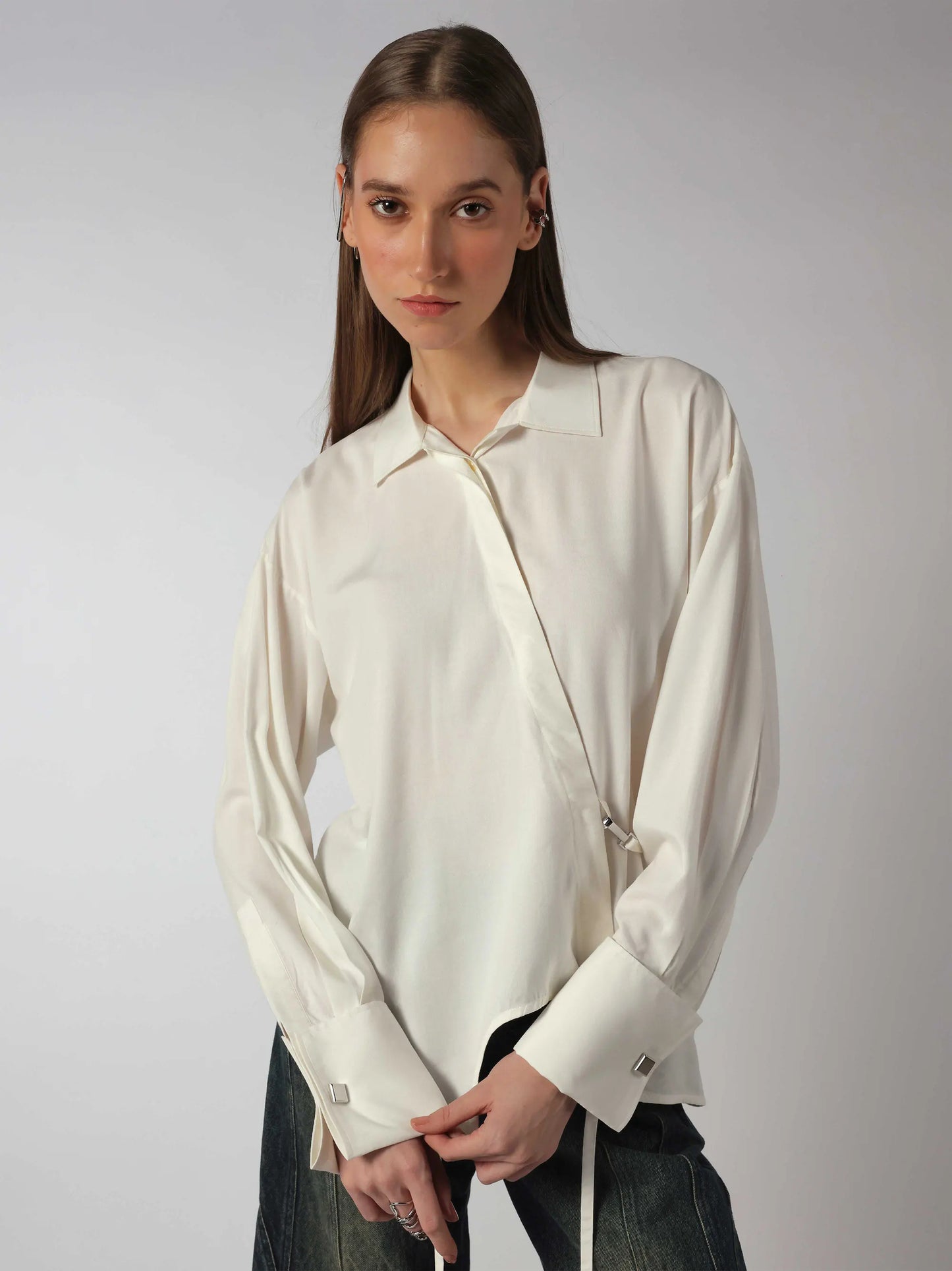 Lady In White Aloe Vera Shirt