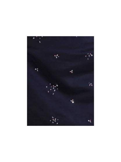 Midnight Embroidered Skirt