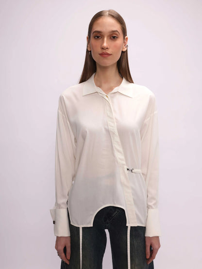 Lady In White Aloe Vera Shirt