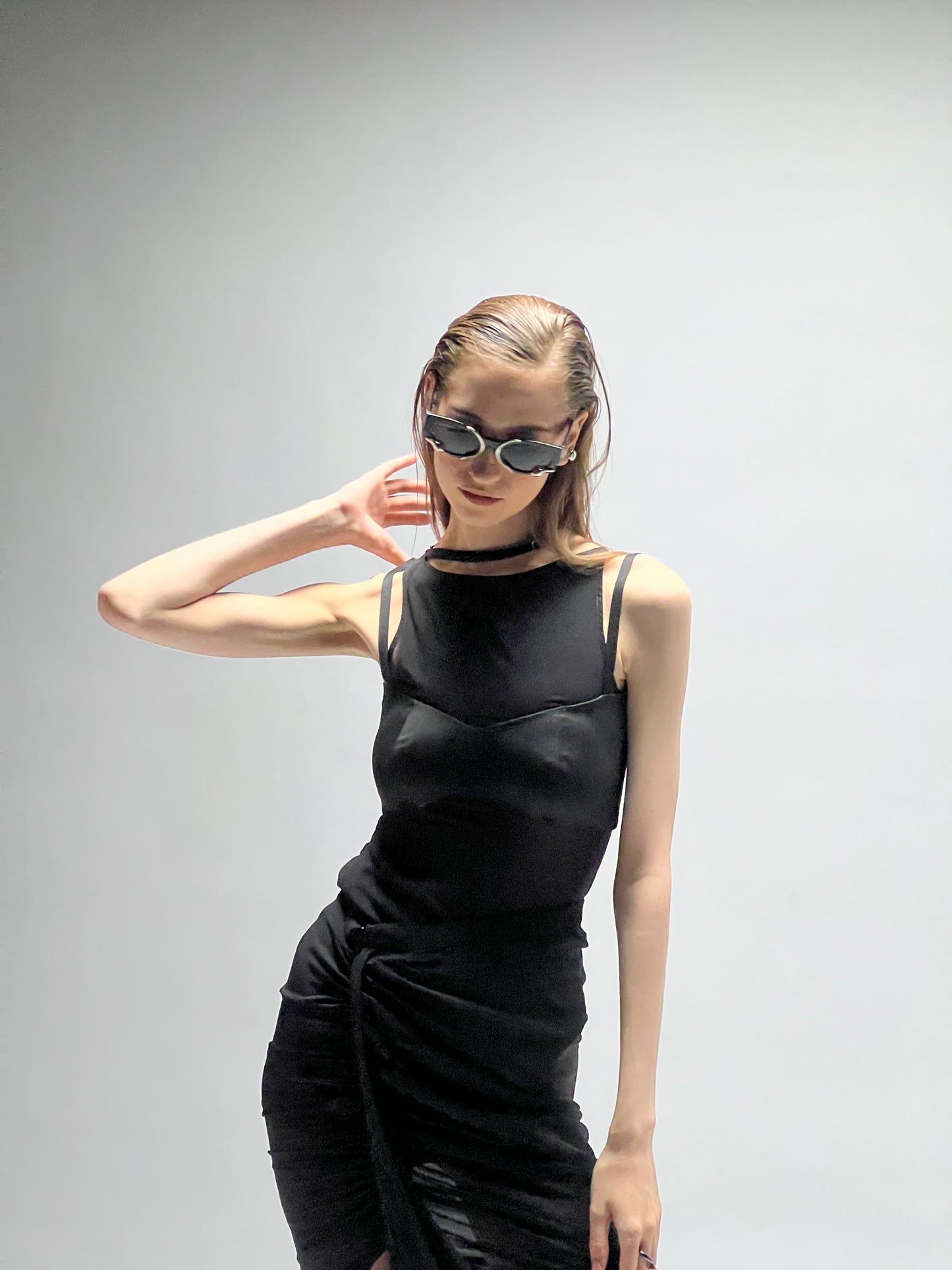 Pure Silk Drape Skirt
